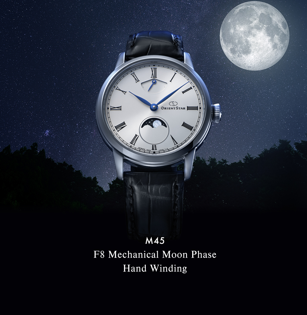 M45 F8 Mechanical Moon Phase Hand Winding
